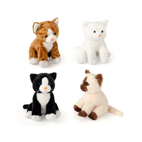 PLUSH CAT 20 cm - 4 DESIGNS