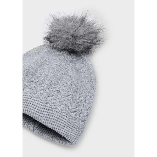 MAYORAL HAT KNITTED SILVER DARK