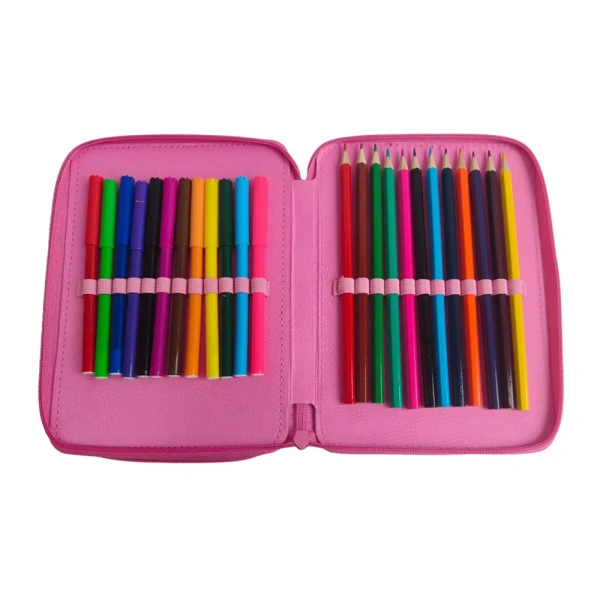 MUST TEAM ΚΑΣΕΤΙΝΑ ΔΙΠΛΗ ΓΕΜΑΤΗ 15Χ5Χ21 εκ. STITCH PINK
