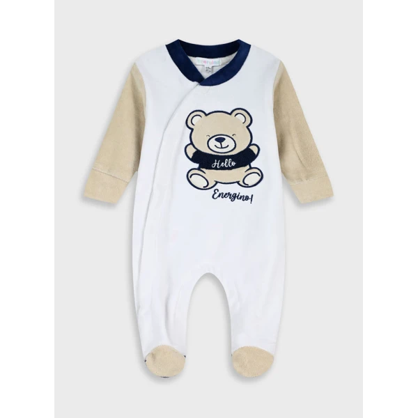 ENERGIERS ONESIE BOY ECRU