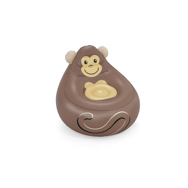 BESTWAY CHILDREN INFLATABLE CHAIR 72X72X64 cm  COZY CRITTERS - MONKEY
