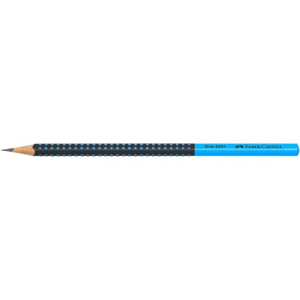 FABER-CASTELL ΜΟΛΥΒΙ GRIP HB ΔΙΧΡΩΜΟ ΜΑΥΡΟ/ΜΠΛΕ