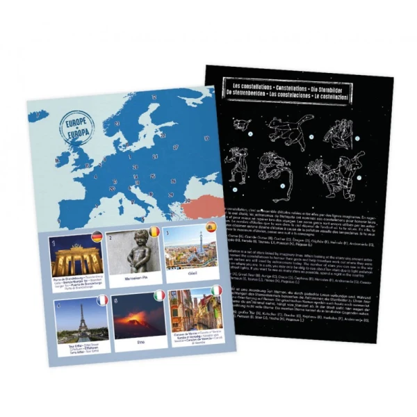 DAY & NIGHT GLOBE 20 cm USB WITH LED
