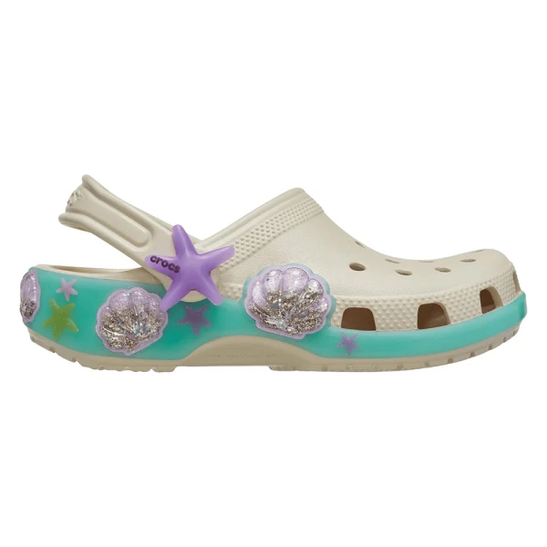CROCS CLASSIC CLOG SEA SPARKLE SHAKER CGK FRAPPE