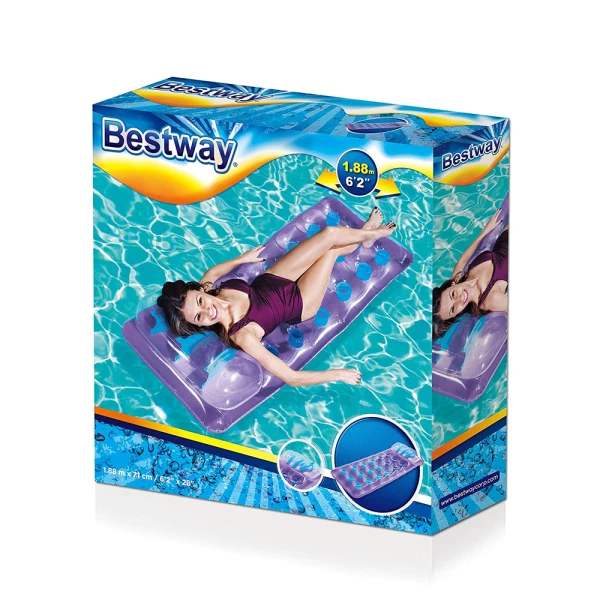 BESTWAY ΦΟΥΣΚΩΤΟ ΣΤΡΩΜΑ ΘΑΛΑΣΣΗΣ 188Χ71 εκ. - ΜΩΒ