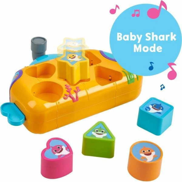 BABY SHARK ΜΟΥΣΙΚΟ ΥΠΟΒΡΥΧΙΟ ΜΕ ΣΧΗΜΑΤΑ