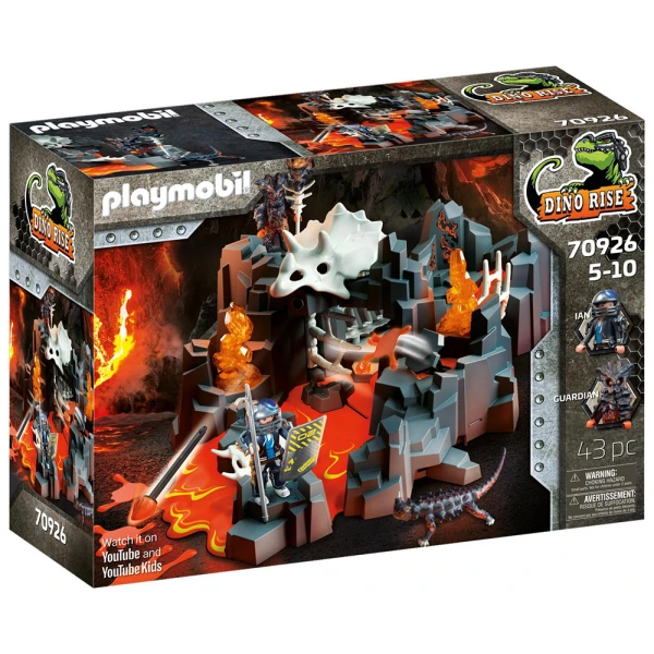 PLAYMOBIL DINO RISE GUARDIAN OF THE LAVA MINE