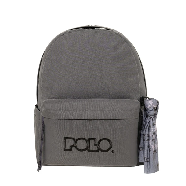 POLO 2026 ΣΑΚΙΔΙΟ ORIGINAL SCARF ΤΙΤΑΝΙΟ-ΜΑΥΡΟ