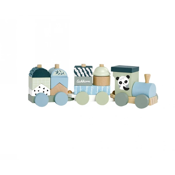 EICHHORN WOODEN TRAIN 16 pcs