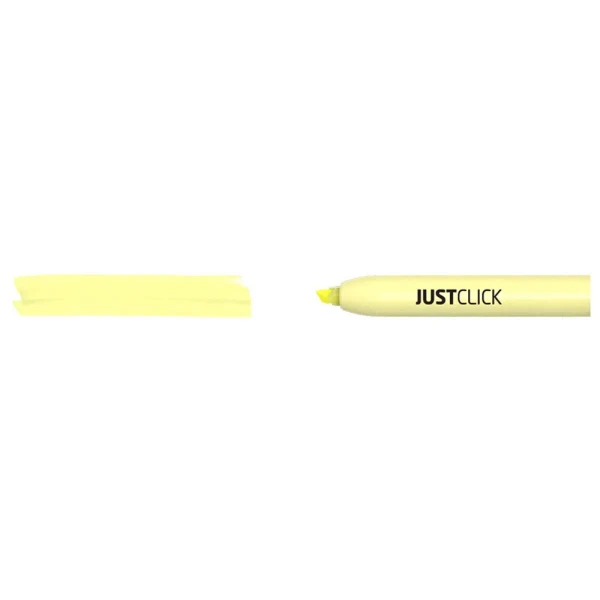 MORRIS JUST CLICK HIGHLIGHTER 3.5mm ΠΑΣΤΕΛ - ΚΙΤΡΙΝΟ
