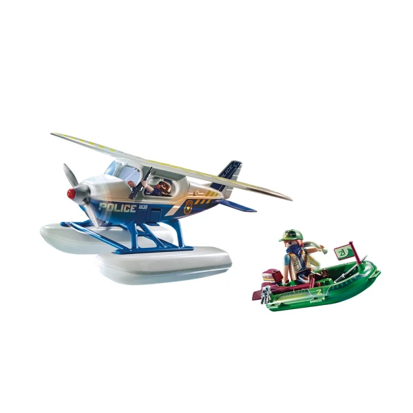 PLAYMOBIL CITY ACTION ΚΑΤΑΔΙΩΞΗ ΛΑΘΡΕΜΠΟΡΟΥ ΑΠΟ ΑΣΤΥΝΟΜΙΚΟ ΥΔΡΟΠΛΑΝΟ