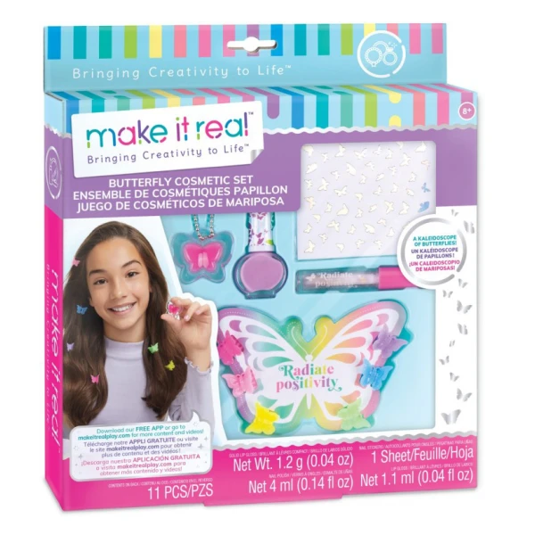 MAKE IT REAL BUTTERFLY DREAMS COSMETIC SET