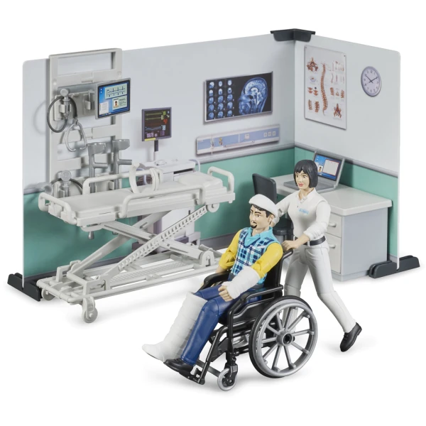 BRUDER HOSPITAL WITH DOCTOR AND PATIENT