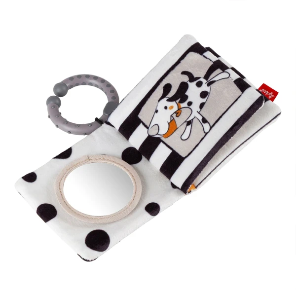 SIGIKID CLOTH ACTIVITY BOOK DALMATIAN DOG WITH HOOP