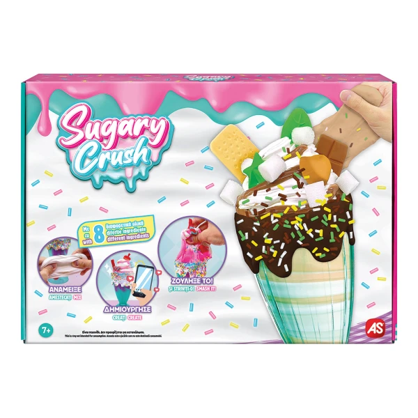 AS SLIME SUGARY CRUSH FOR AGES 7+ - 6 DESIGNS