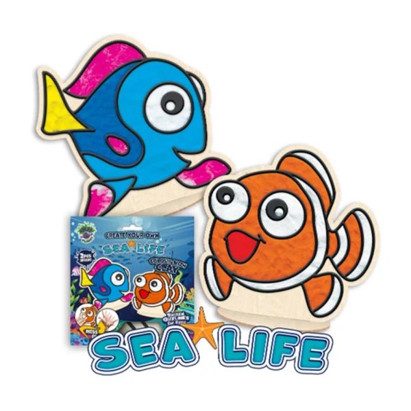 SPLAT PLANET MESS-FREE SEA LIFE CLAY CRAFT SET 
