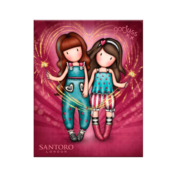 GORJUSS SANTORO STICKY NOTE FOLDER FAIRGROUND FIREWORKS