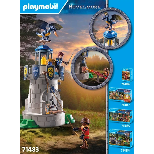 PLAYMOBIL NOVELMORE ΠΥΡΓΟΣ ΙΠΠΟΤΩΝ ΜΕ ΔΡΑΚΟ ΚΑΙ ΣΙΔΗΡΟΥΡΓΟ
