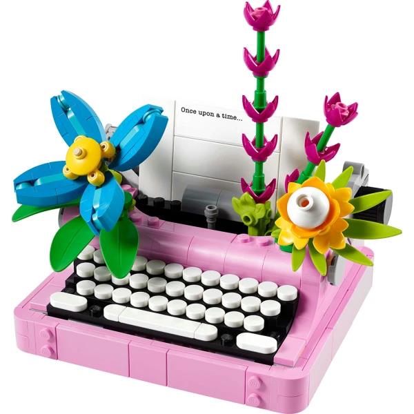 LEGO® CREATOR TYPEWRITER WITH FLOWERS