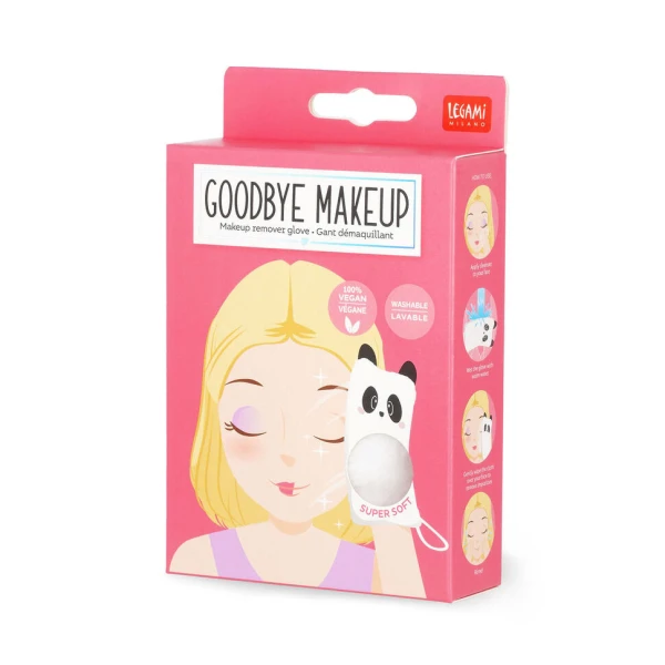 LEGAMI MAKE-UP REMOVER GLOVE - GOODBYE MAKEUP - PANDA