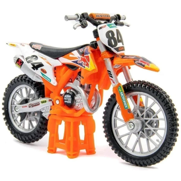 BBURAGO MOTORCYCLE 1:18 RED BULL KTM RACING - 3 DESIGNS