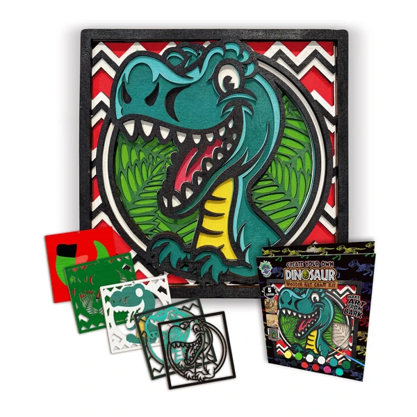 SPLAT PLANET ΞΥΛΙΝΟ ΣΕΤ ΖΩΓΡΑΦΙΚΗΣ DINOSAUR