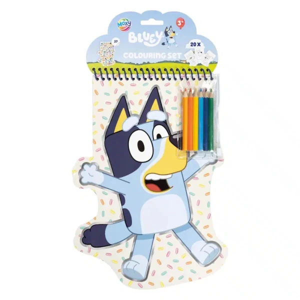COLOURING BOOK 20 SHEETS BLUEY