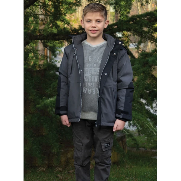 ENERGIERS TROUSERS BOY CHARCOAL