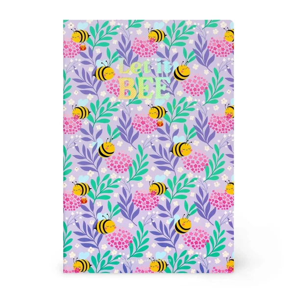 LEGAMI ΣΗΜΕΙΩΜΑΤΑΡΙΟ A5 MEDIUM ΡΙΓΕ - BEES