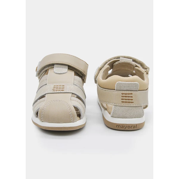 MAYORAL CLOSED SANDALS DARK BEIGE