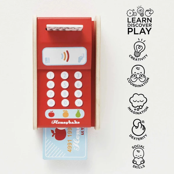 LE TOY VAN ΞΥΛΙΝΗ ΜΗΧΑΝΗ ΚΑΡΤΩΝ POS