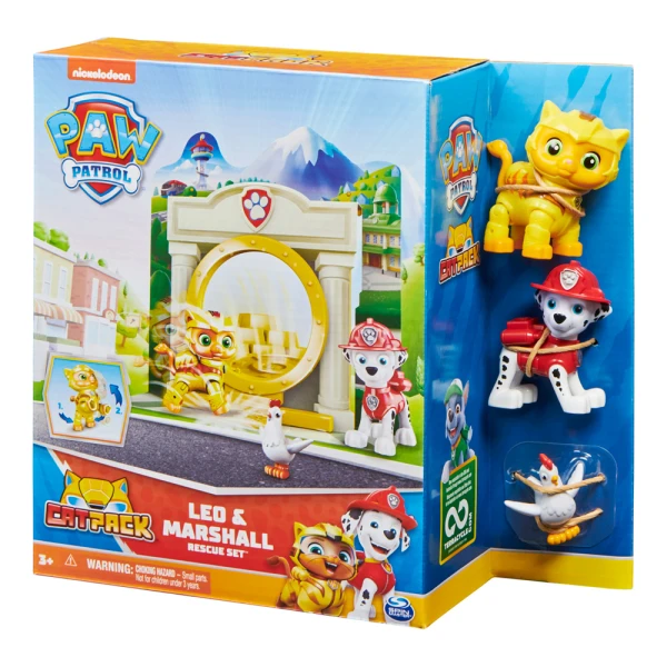 PAW PATROL PUPS WITH MINI PLAYSET CATPACK