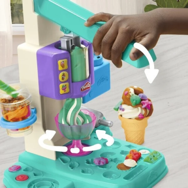 PLAY-DOH ΣΕΤ ΠΑΙΧΝΙΔΙΟΥ RAINBOW SWIRL ICE CREAM