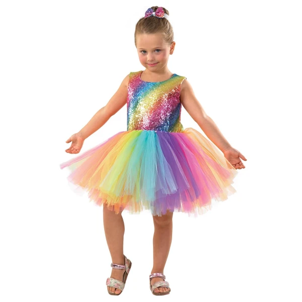 CARNIVAL COSTUME RAINBOW TUTU