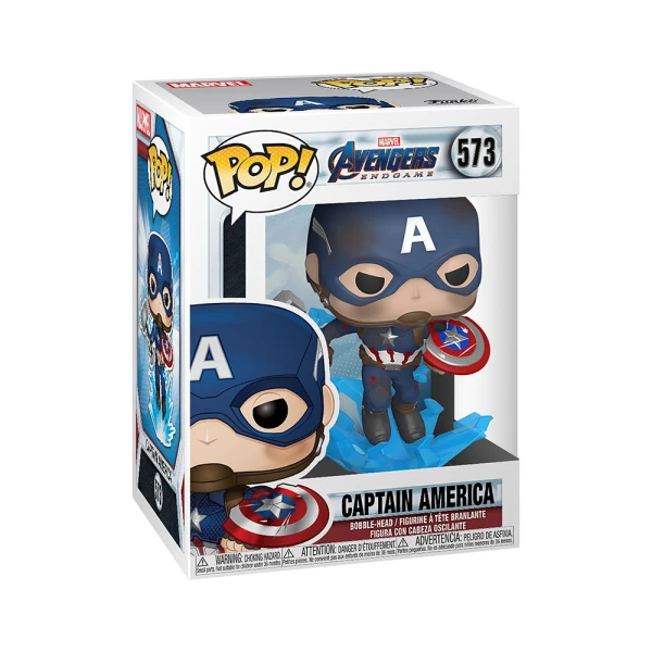FUNKO POP! ΦΙΓΟΥΡΑ ΒΙΝΥΛΙΟΥ MARVEL AVENGERS END GAME CAPTAIN AMERICA BROKEN SHIELD & MJOLNIR 573