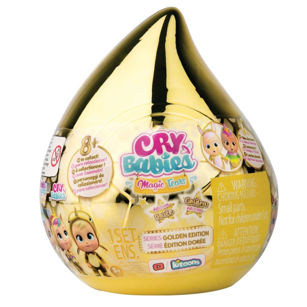 CRY BABIES MAGIC TEARS ΚΛΑΨΟΥΛΙΝΙΑ ΧΡΥΣΟ ΣΠΙΤΑΚΙ