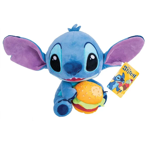 ΧΝΟΥΔΩΤΟ DISNEY STITCH 25 εκ. ΜΕ BURGER