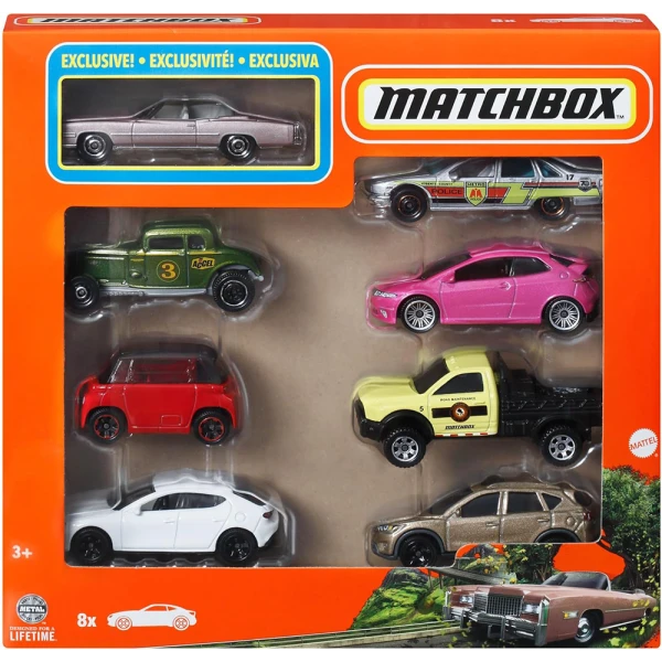 MATCHBOX ΑΥΤΟΚΙΝΗΤΑΚΙ ΣΕΤ ΤΩΝ 8 - 3 ΣΧΕΔΙΑ