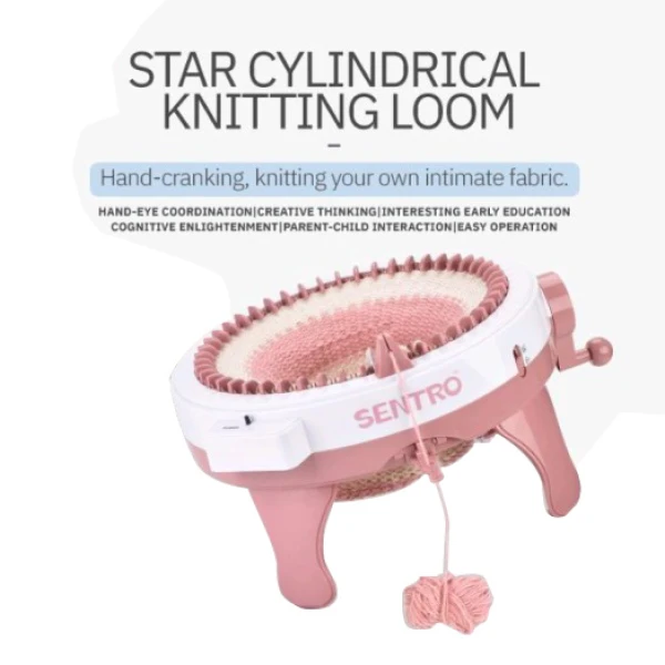 KNITTING MACHINE WITH ACCESSORIES