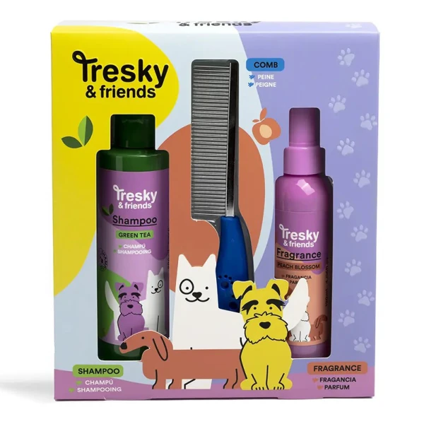 TRESKY & FRIENDS ΣΕΤ ΔΩΡΟΥ 3 τεμ. ΓΙΑ ΣΚΥΛΑΚΙΑ