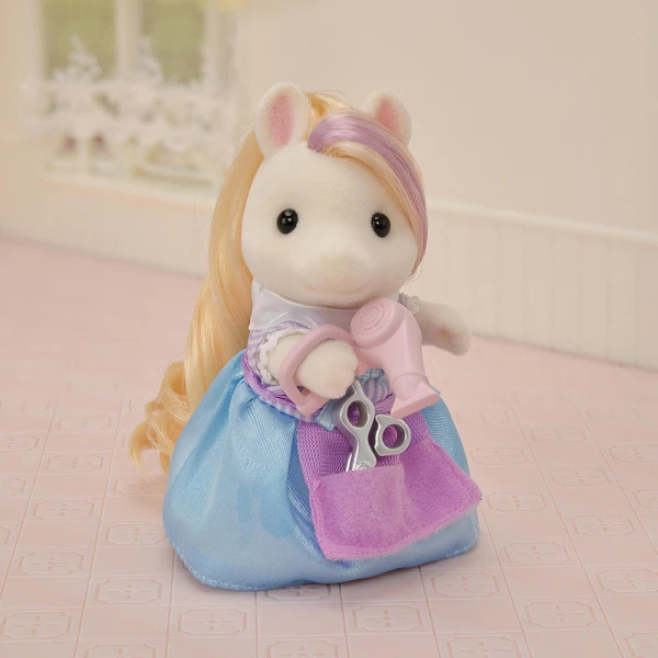 THE SYLVANIAN FAMILIES PONY\'S HAIR STYLISH SET 5644