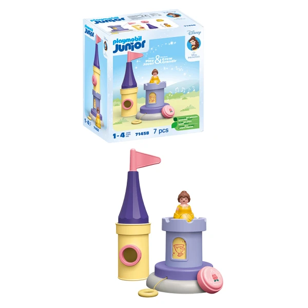 PLAYMOBIL JUNIOR & DISNEY BELL\'S PLAY TOWER WITH SOUND