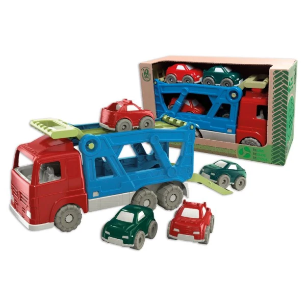 RECYCLED CAR TRANSPORT TRUCK WITH CARS