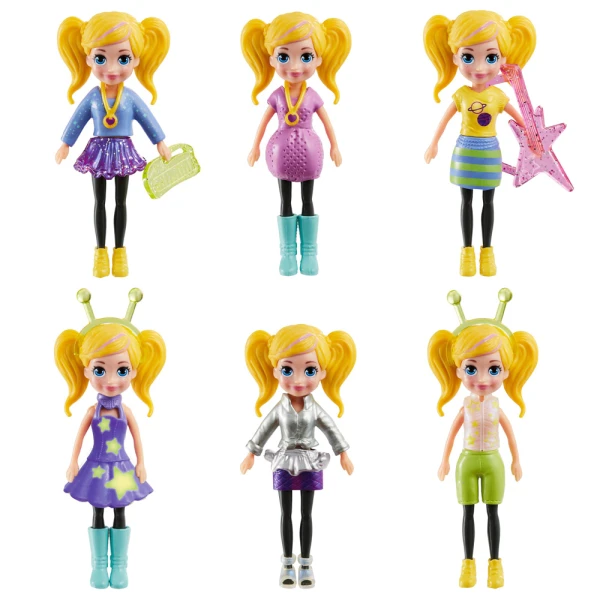 POLLY POCKET - NEW DOLL WITH FASHIONS MEGA PACK HKV97