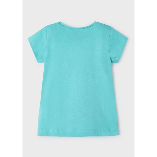 MAYORAL SHORT SLEEVES BLOUSE PETROL