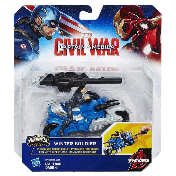 CAPTAIN AMERICA COMBAT RACERS MOVIE 2.5\'\' - 2 DESIGNS