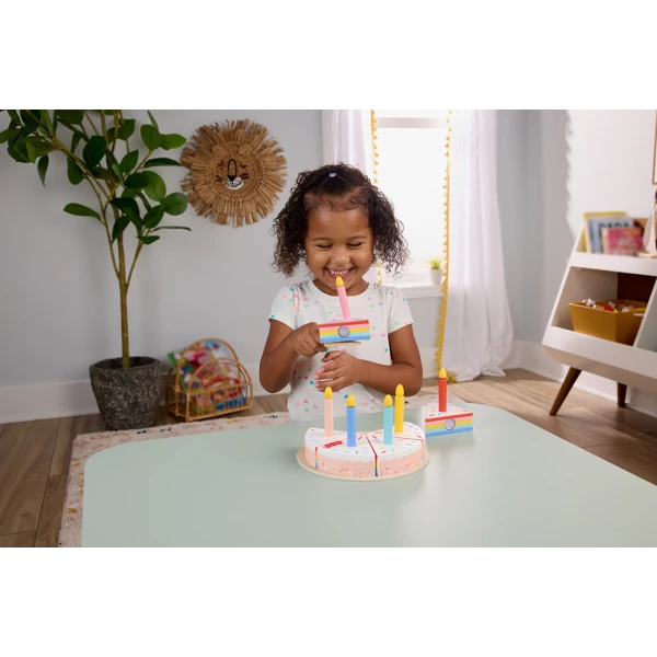 FISHER PRICE WOODEN CAKE
