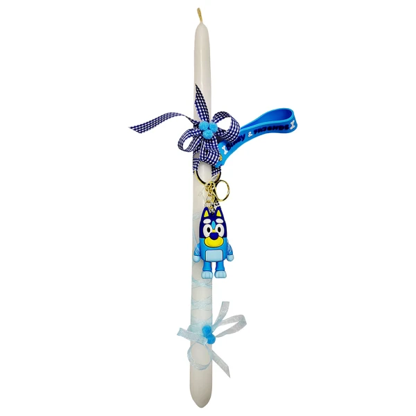 EASTER CANDLE KEY CHAIN WITH FIGURE - 10 DESIGNS