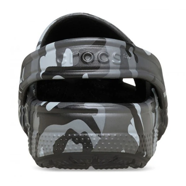 CROCS CLASSIC CLOG CAMOUFLAGE KIDS BLACK-SLATE GREY