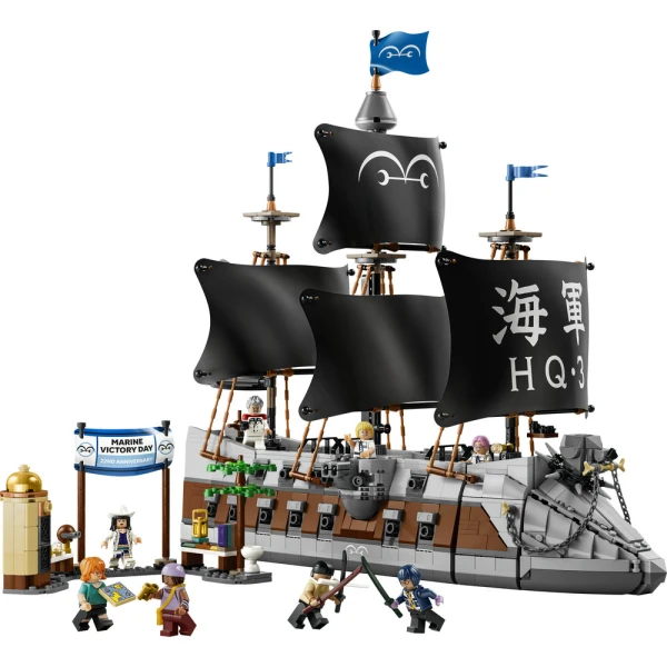 LEGO ONE PIECE GARPS MARINE BATTLESHIP